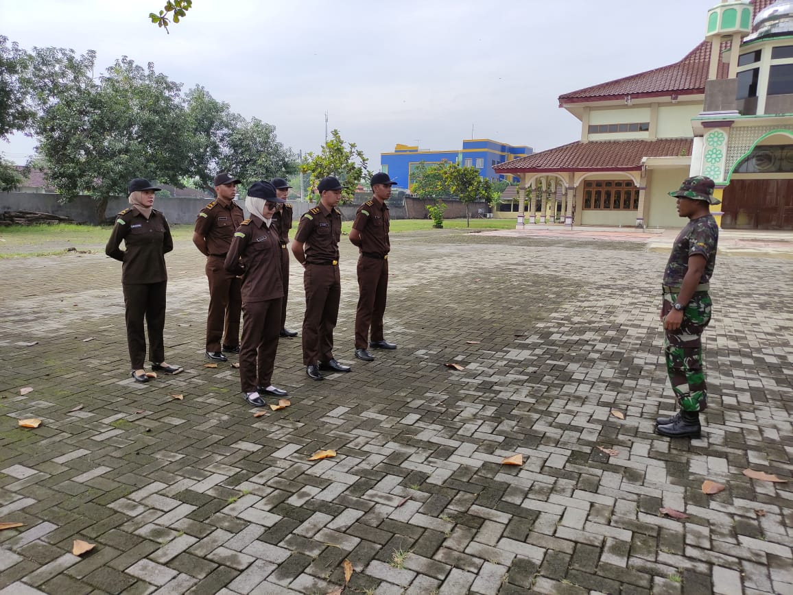 6 CPNS Kejaksaan Negeri Sukoharjo Melaksanakan Pelatihan PBB