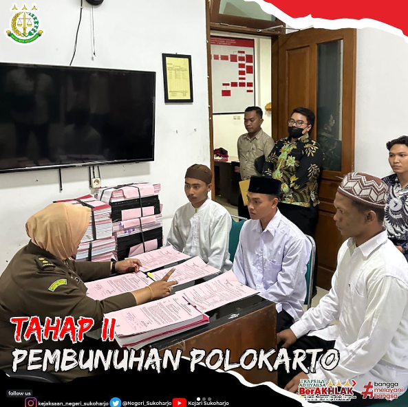 Pelimpahan Tersangka dan Barang Bukti Kasus Pembunuhan