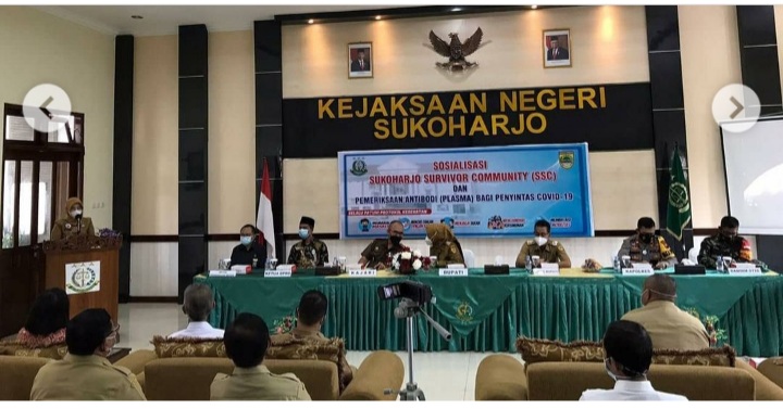 Sosialisasi Sukoharjo Survivor Community  dan Pemeriksaaan Antibodi  Bagi Penyintas Covid19