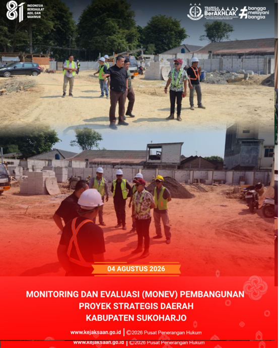 Gambar kegiatan: Monitoring dan Evaluasi Pembangunan Pujasera Alun-Alun Sukoharjo