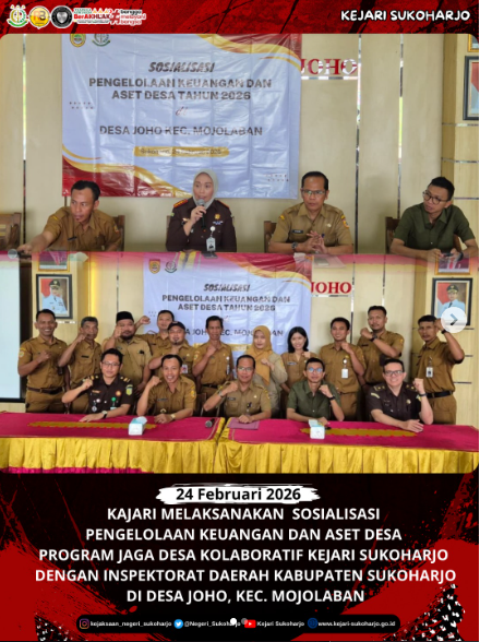Gambar kegiatan: Sosialisasi Pengelolaan Keuangan dan Aset Desa di Desa Joho Mojolaban