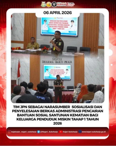 Gambar kegiatan: Sosialisasi dan Penyelesaian Berkas Administrasi Pencairan Bantuan Sosial Santunan Kematian