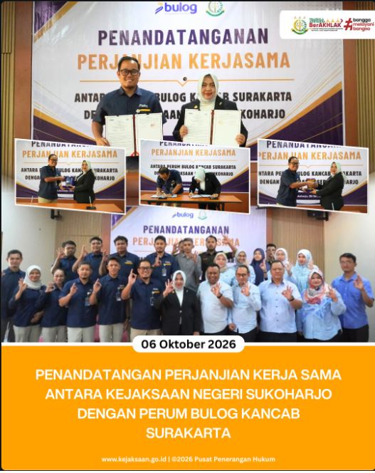 Gambar kegiatan: Penandatanganan Perjanjian Kerjasama 