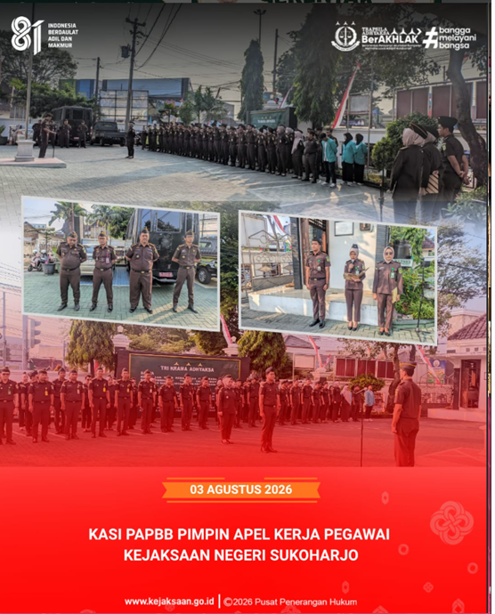 Gambar kegiatan: Apel Kerja Hari Senin 03 Agustus 2026