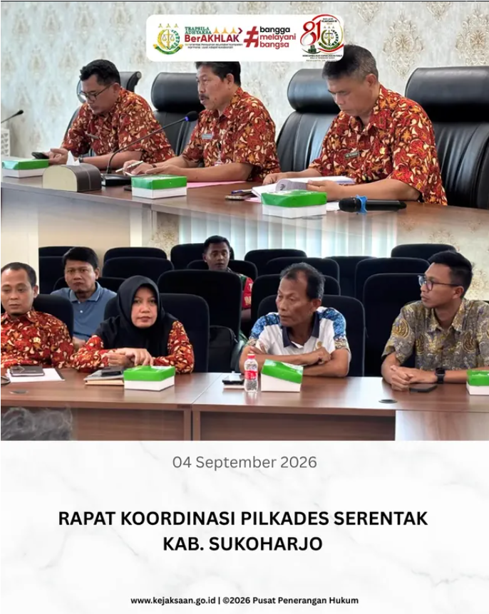 Gambar kegiatan: Rapat Koordinasi Pilkades Serentak Kab. Sukoharjo